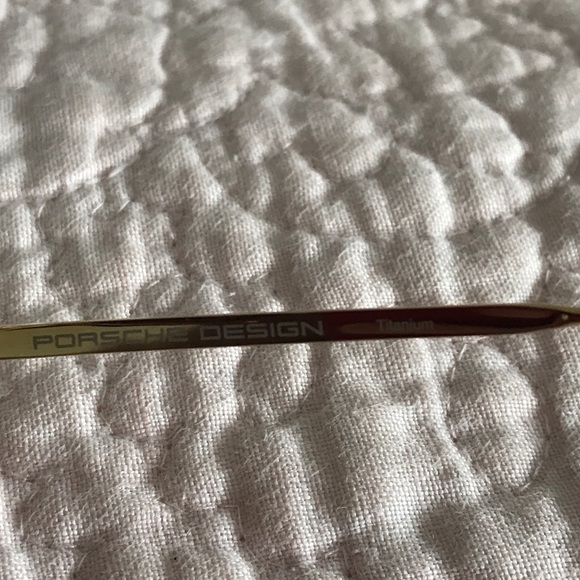 NWT Porsche Design 69 P8478 W Blue Gold Sunglasses - Picture 7 of 7